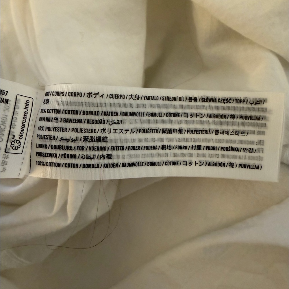 Abercrombie & Fitch White Maxi Skirt Elastic Waist Boho Festival S - Picture 8 of 8
